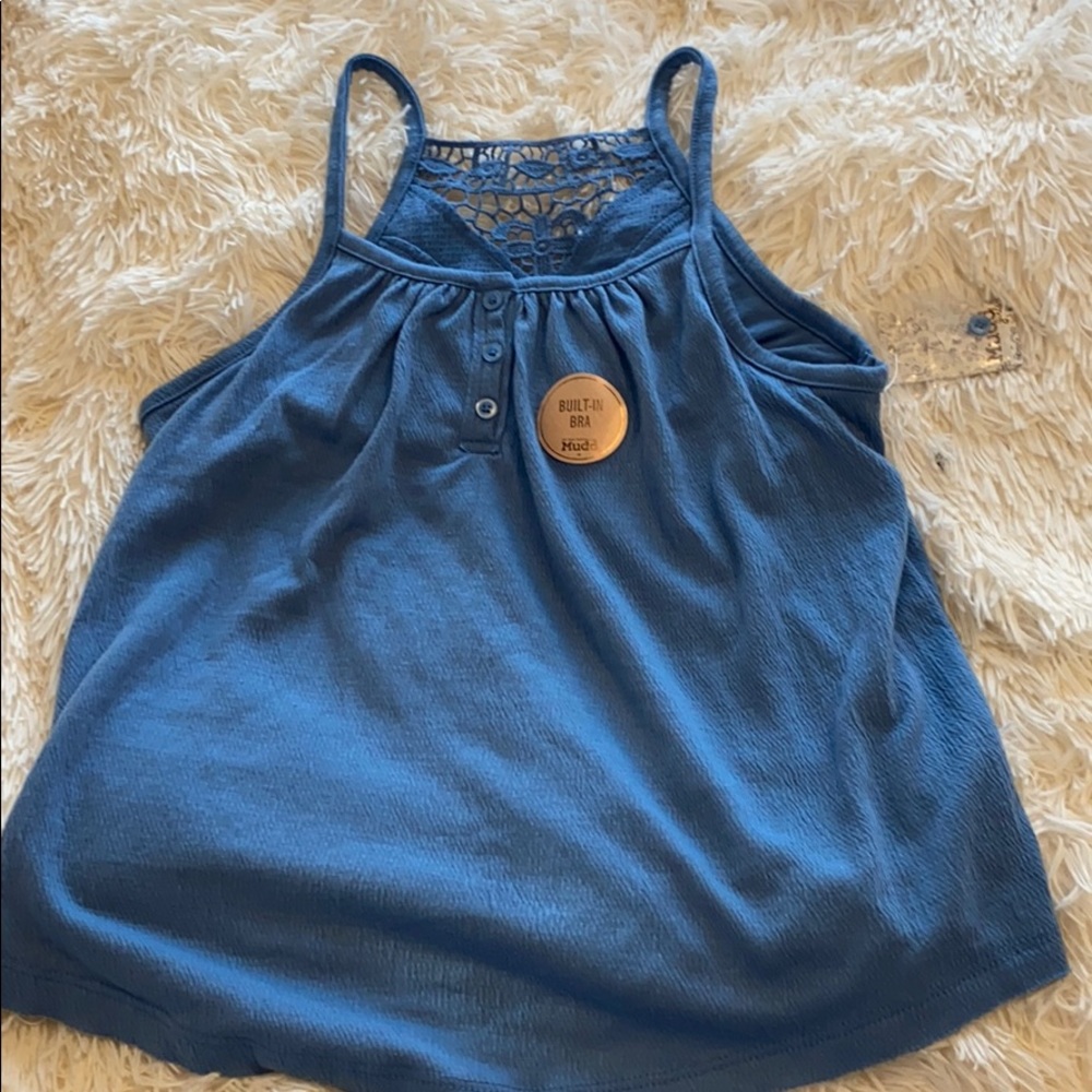 High neck tank top